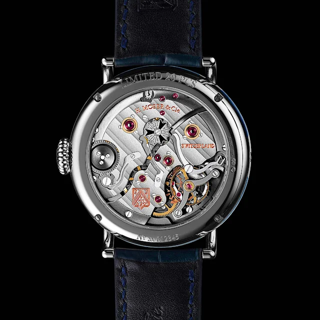 H. Moser & Cie. Heritage Perpetual Calendar Midnight Blue Enamel