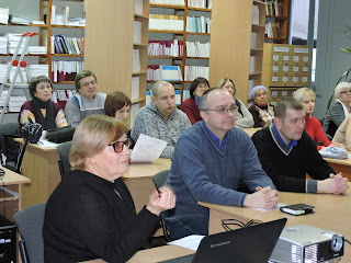 Ukrayna'da Vikipedi Eğitim Programına katılan bir grup tarih öğretmeni