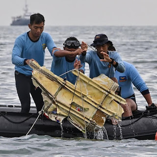 Ini Foto-Foto Penemuan Serpihan Pesawat Sriwijaya Air SJ182