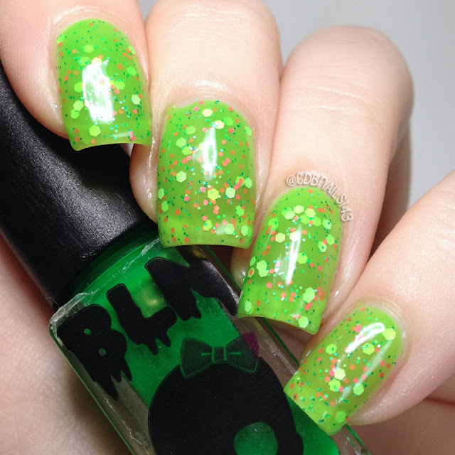 Black Label Nails- Pop Rocks Green Apple