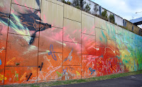 Kingsgrove Public Art | Canal to Creek Street Art by Jason Wing