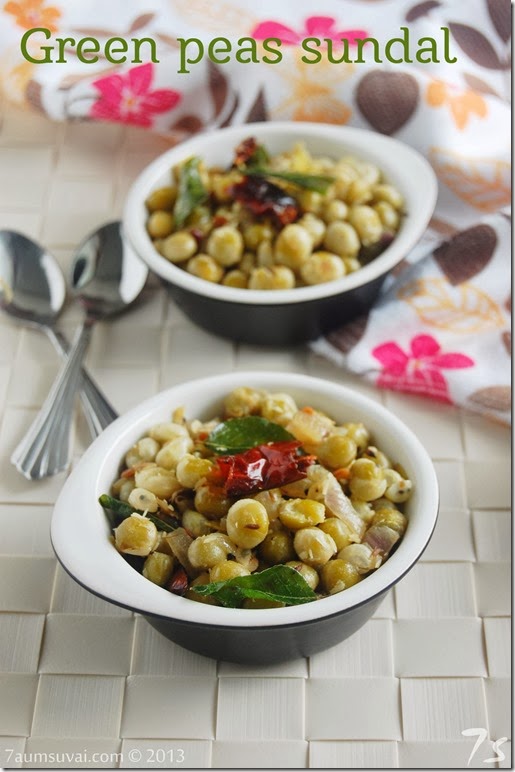 Green peas sundal