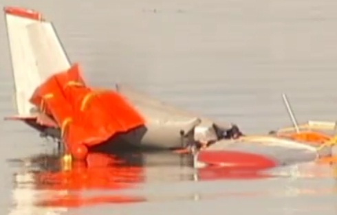 Plane Crashes Into Water in San Diego Bay