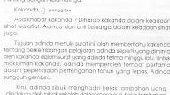 Contoh Karangan Spm Surat Kiriman Rasmi Permohonan Kerja