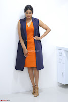 Priyamani in Beautiful Short Deep neck Orange Dress ~  Exclusive 13.JPG