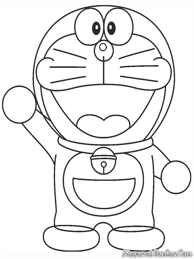 Mewarnai Gambar  Doraemon  Mewarnai Gambar 