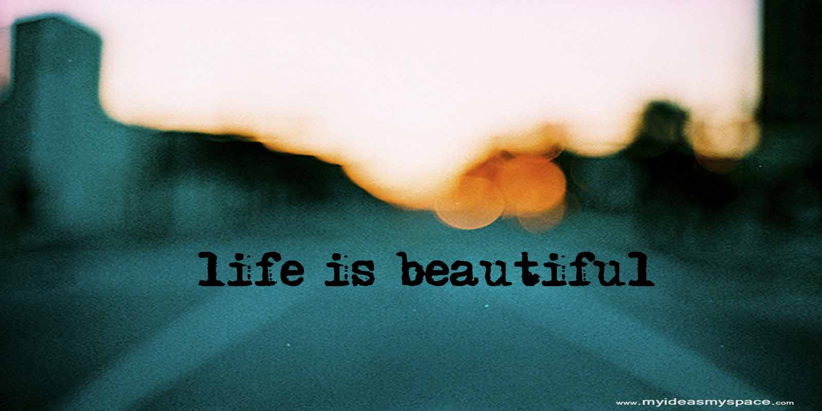 Life is Beautiful Love It & Live It