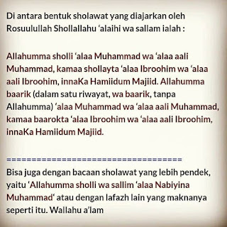 shalawat di hari jumat yang di anjurkan nabi