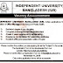 Independent Universiy Bangladesh (IUB) vacancy 2018 in Ocotober - November। Recent university jobs bd 