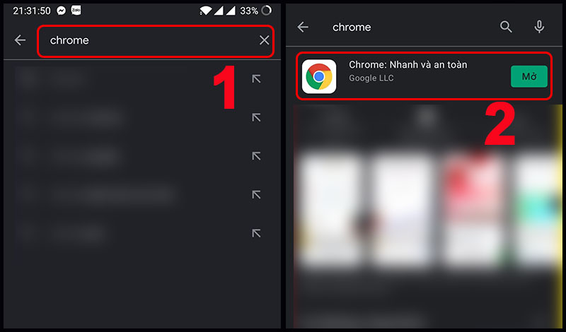 Vào Google Play