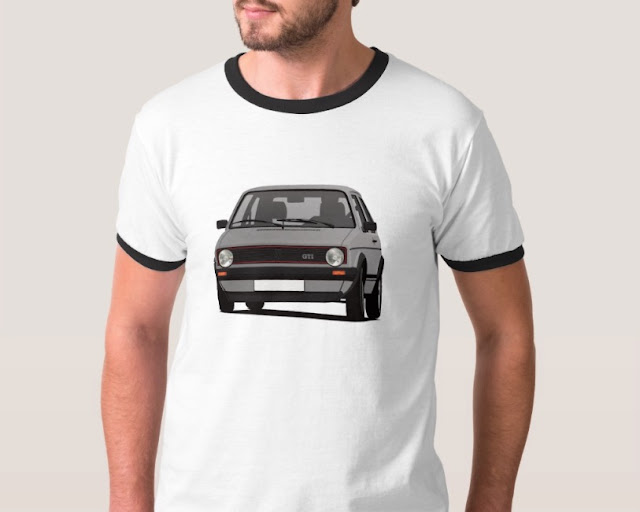 Vintage VW Golf I GTI car T-shirt