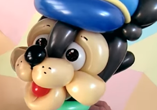 Paw Patrol Ballonfigur aus Modellierballons getwistet.