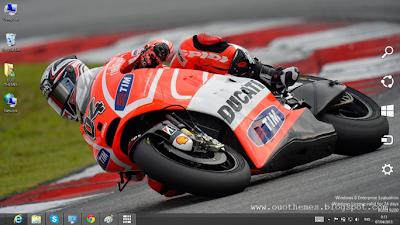 Andrea Dovizioso Motogp 2013 Theme For Windows 7 And 8