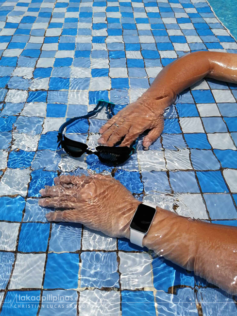 Samsung Galaxy Fit3 Swimming Pool Use