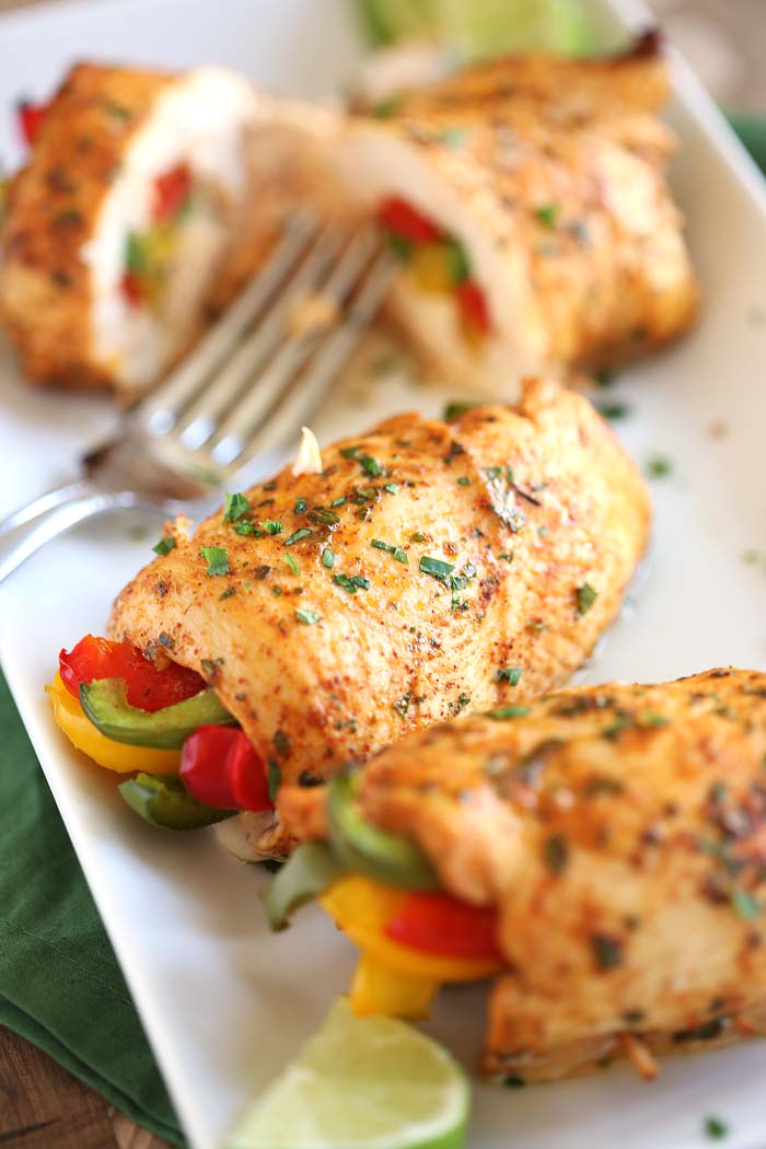  Chicken Fajita Roll-Ups