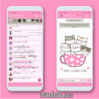 Cute Cats Theme For YOWhatsApp & KM WhatsApp By Natalia