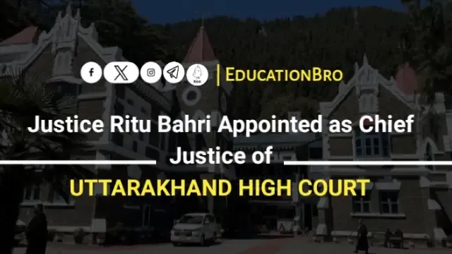 justice-ritu-bahri-appointed-chief-justice-of-uttarakhand-hc