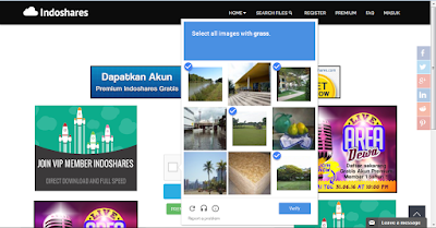 Cara Download di Indoshares dari PC Isi Kotak Captha