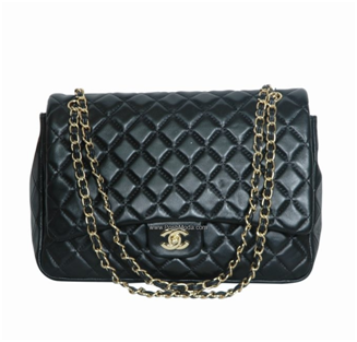 lambskin leather and goldtone hardware, this Chanel replica bag ...
