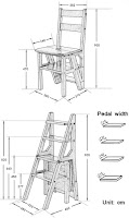 Cómo hacer una silla/escalera de madera