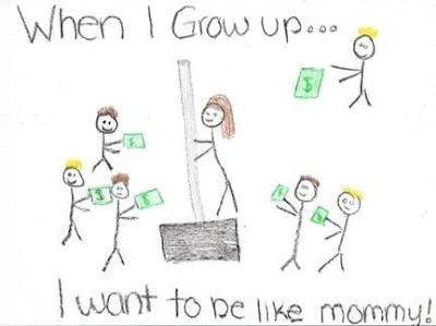 When I grow up... I want to be like Mommy