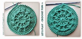 free pattern crochet makeup remover pads