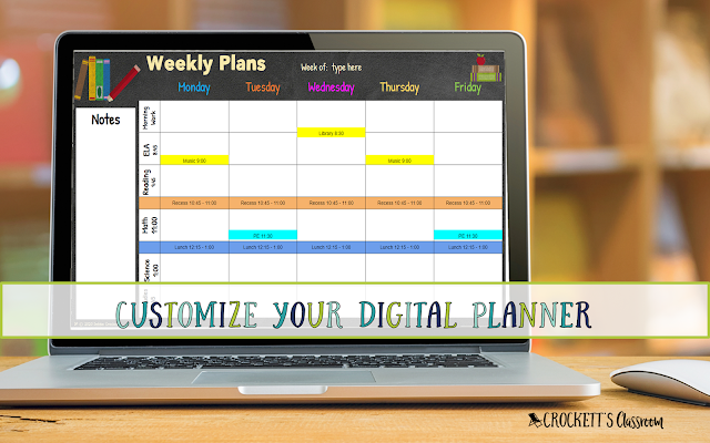 See how easy it is to customize a digital planner and make it your own!