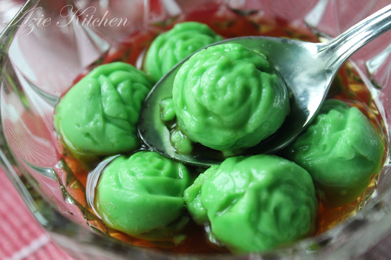 Puding Sum sum Pandan - Azie Kitchen