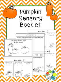 Pumpkin Sensory Booklet | Apples to Applique