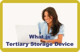 What is Tertiary Storage Device with Example in Hindi