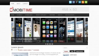 Download MobiTime Blogger Template