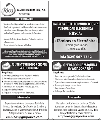 2 Empresas con 4 Vacantes Envia tu CV