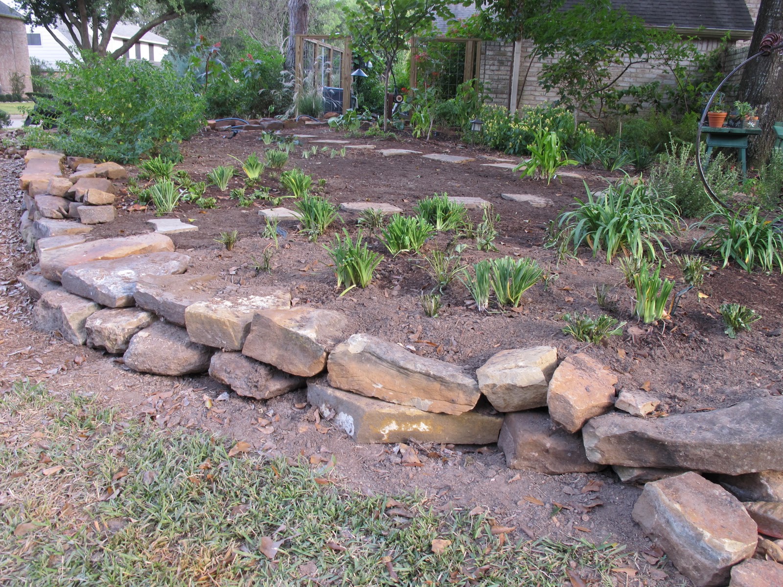 Flower Beds With Rock Borders - Home Decorating Ideas