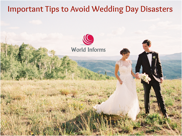 Important Tips to Avoid Wedding Day Disasters