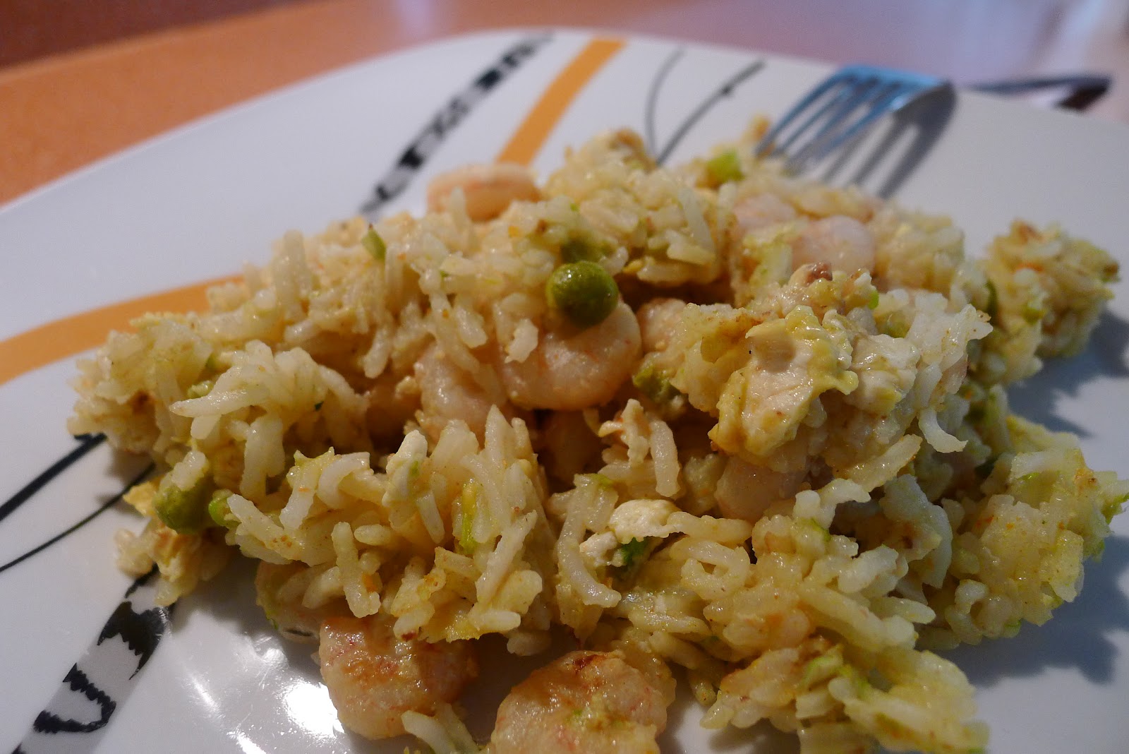 arroz con mariscos casero
