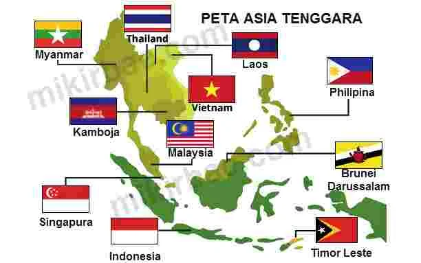 Peta Asia Tenggara