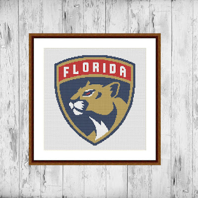 Florida Panthers cross stitch pattern