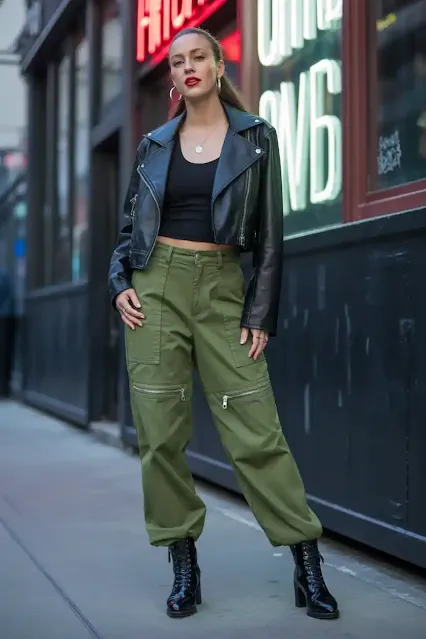 Add a Leather Jacket for Instant Edge