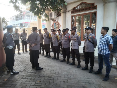 Apel pengamanan haul di polsek Pulomerak