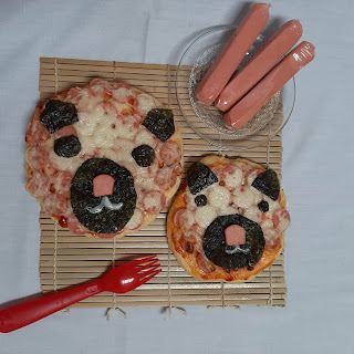 Pizza beruang lucu