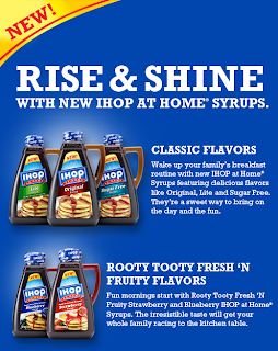 IHOP at Home Syrups with descriptions.