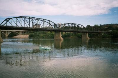 This Amphicar was photographed** in Saskatoon on the South Saskatchewan River