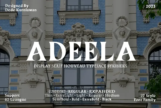 Adeela Serif Font