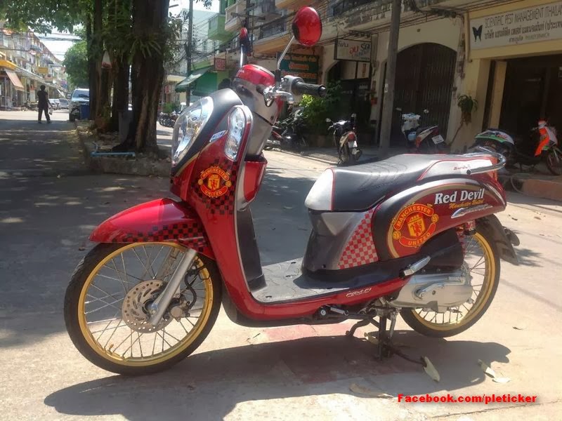 Kumpulan Modifikasi  Honda Scoopy  Ala Ple Sticker Phuket 