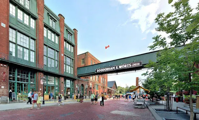 The Distillery Historic District in Toronto, ON