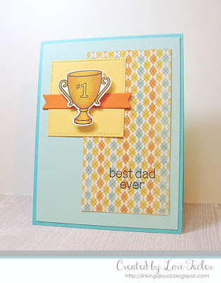 Best Dad Ever card-designed by Lori Tecler/Inking Aloud-stamps and dies from Lawn Fawn