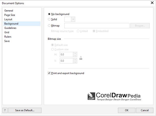 Tutorial Cara Mengganti warna Background Page di Aplikasi CorelDraw