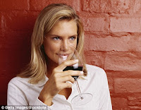 Have a glass of red wine a day may increase the chance of cancer