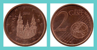 S25 SPAIN 2 EURO CENTS COIN XF (2010-2024) 