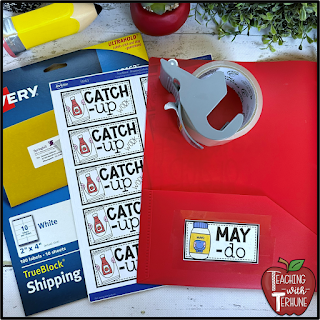 Classroom Folder Covers and Labels